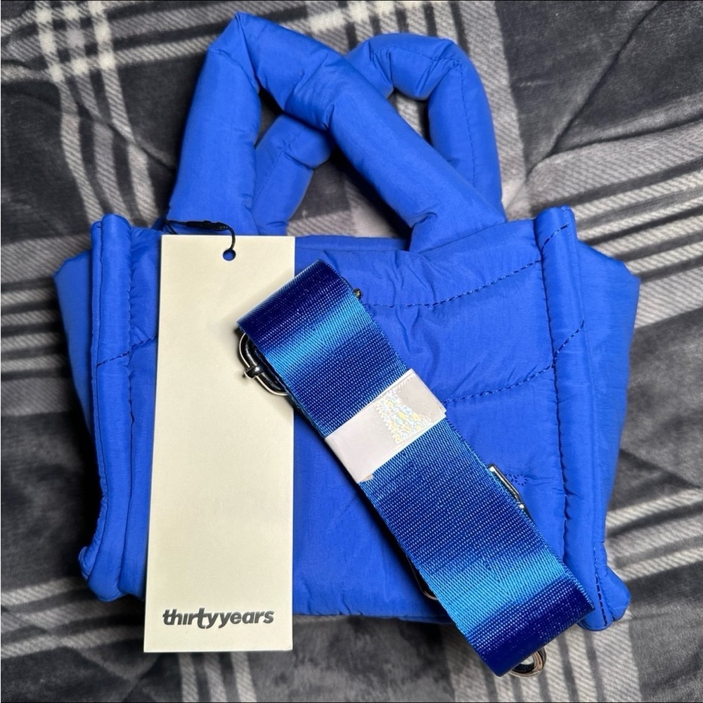 ThirtyYears Mini Drift Tote COBALT NWT